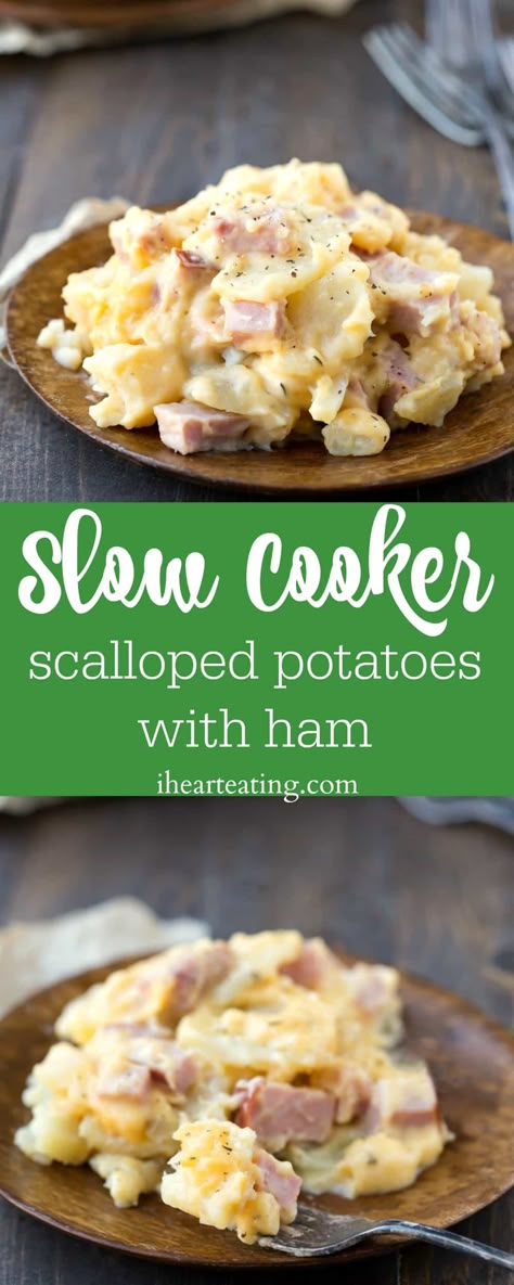 Scalloped Potatoes With Ham, Quick Slow Cooker Meals, Potatoes With Ham, Slow Cooker Scalloped Potatoes, Potatoes And Ham, Scalloped Potatoes And Ham, Slow Cooker Ham, Delicious Slow Cooker Recipes, Pot Roast Slow Cooker