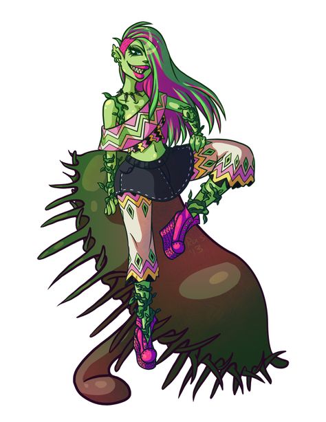 Audrey 2, Venus Mcflytrap, Plant Monster, Cartoon Fanart, High Characters, Moster High, Famous Monsters, Cool Monsters, Monster High Art