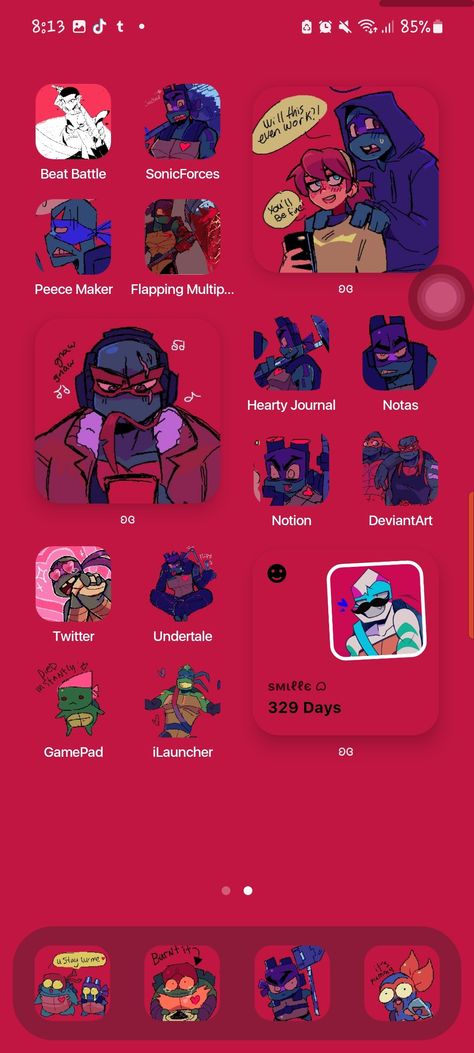 Tmnt Themed Phone, Rottmnt Phone Theme, Tmnt Phone Theme, Tmnt Phone Wallpaper, Tmnt App Icons, Tmnt Lockscreen, Tmnt Homescreen, Tmnt Widgets, Tmnt Wallpaper Iphone