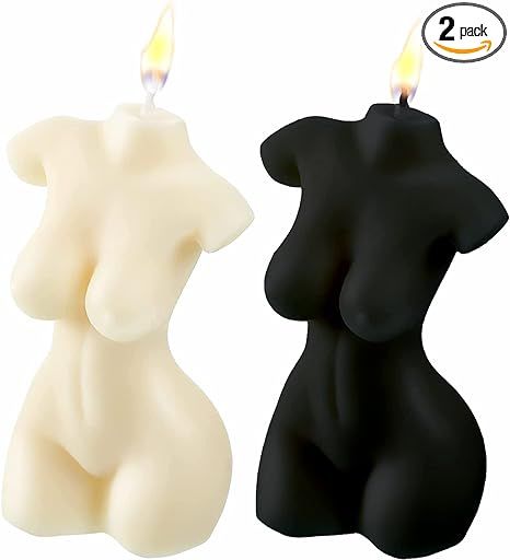 Woman Torso, Torso Candle, Body Candle, Decoration For Bedroom, Shaped Candles, Aesthetic Decoration, Scented Pillar Candles, White Pillar Candles, Organic Candles