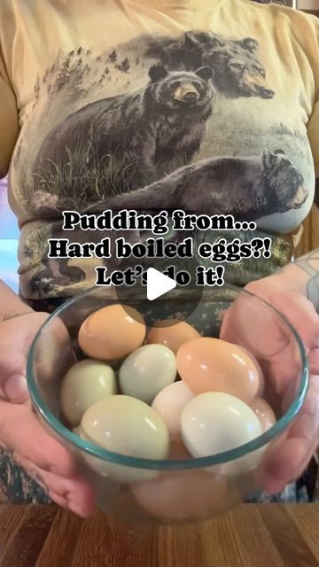 Hard Boiled Egg Pudding Recipe, Hard Boiled Egg Chocolate Pudding, Boiled Egg Pudding, Hard Boiled Egg Pudding, Hard Boiled Egg Snack, Egg Pudding Recipe, Egg Pudding, Egg Snacks, Strawberry Pudding