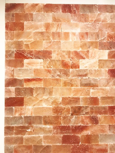 Sauna Stone, Salt Rock Wall, Himalayan Salt Wall, Salt Cave Design, Salt Wall, Salt Rock, Salt Therapy, Himalaya Salt, Himalayan Salt Room