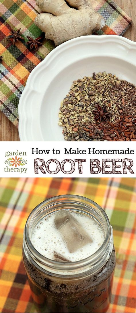 How to Make Root Beer - an Easy Homemade Root Beer Recipe Root Beer Recipes, Homemade Root Beer Recipe, Homemade Root Beer, Root Beer Recipe, Family Drinks, Homemade Rootbeer, Fermented Drinks, Mead Recipe, Beer Recipe