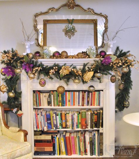 Faux fireplace bookshelf DIY for extra book storage Lowes Fireplace, Fireplace Corbels, Fireplace With Bookshelves, Fireplace Simple, Fireplace Victorian, Mantel Wall Decor, Mantle Surround, Fireplace Bookshelf, Fireplace Vintage