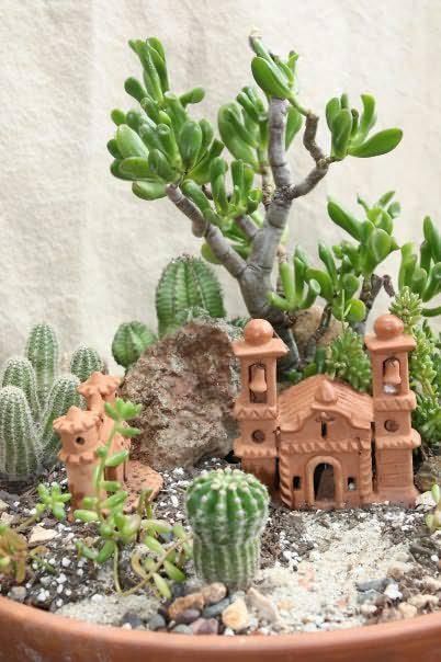 Broken Pot Garden, Diy Miniature Garden, Mini Cactus Garden, Succulent Display, Fairy Garden Designs, Succulent Garden Diy, Mini Fairy Garden, Dish Garden, Succulent Gardening