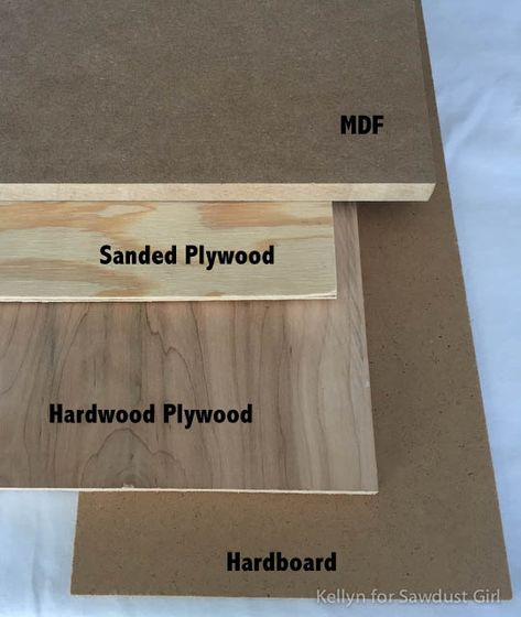 Types Of Plywood, Sawdust Girl, Hardwood Plywood, Woodworking Inspiration, Free Woodworking Plans, Diy Holz, Wood Pallet Projects, Wood Plans, Woodworking Plans Free