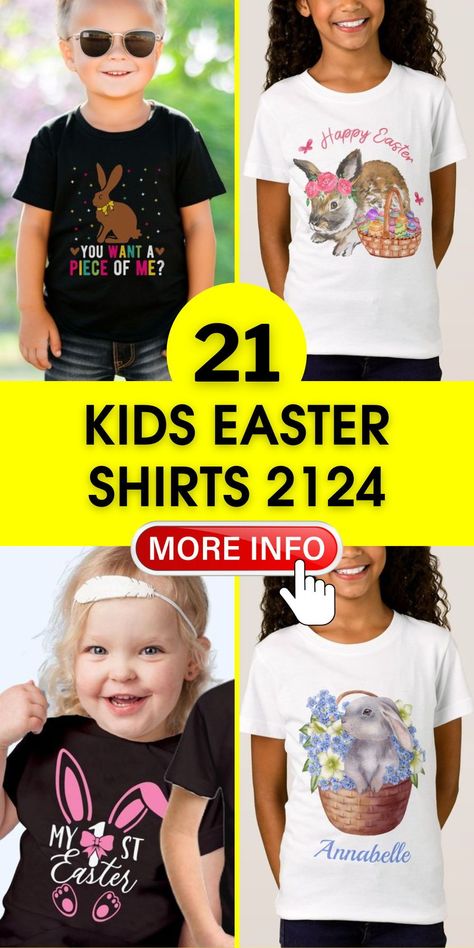 Explore kids Easter shirts 2024 with unique designs. Each shirt features funny Easter themes, quality vinyl, and customizable Cricut options for a festive look. Diy With Cricut, Easter Shirts For Kids, Trendy Easter, Kids Easter Shirts, Easter Shirts, Easter Event, Holiday Clothes, Easter Parade, Easter Humor