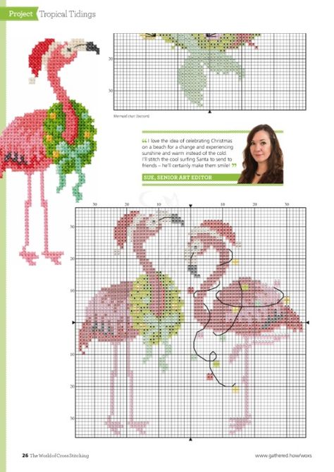 Flamingo Cross Stitch, Fox Bookmark, Sewing For Dummies, Flamingo Craft, Bookmark Crochet, Flamingo Ornament, Bookmark Pattern, The World Of Cross Stitching, Crochet Stitches Free