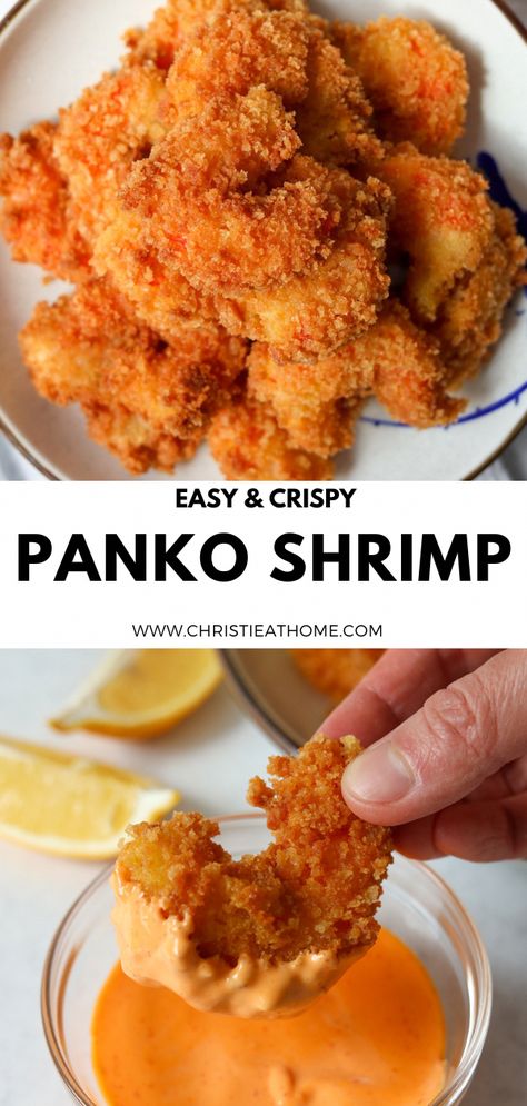 #Gluten-FreeSeafoodOptions Panko Shrimp, Ebi Fry, Sriracha Mayo Sauce, Mayo Sauce, Sriracha Mayo, Panko Crumbs, Shrimp Seasoning, Japanese Dishes, Grocery List