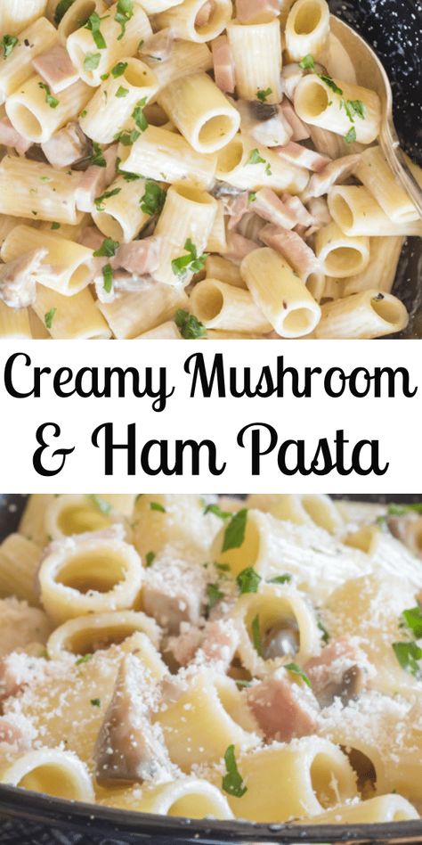 Spam And Pasta Recipes, Spam Meals, Ham And Mushroom Pasta, Ham Pasta Recipes, Wife Cooking, Pasta Lasagna, Fun Pasta, Ham Pasta, Spam Recipes