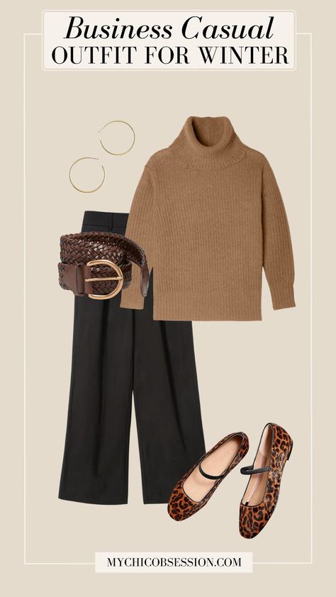 Business Casual Outfit Ideas for Women (With Examples for Inspiration!) - MY CHIC OBSESSION For Work Outfit, Skirts Outfits For Work, Cozy Sheek Outfits, Active Business Casual Outfits, Gray Sweater Work Outfit, Business Casual Outfits For Women Winter 2024, Classic Outfits Over 50, Winter Outfits For Office Women, Women’s Business Casual For Fall