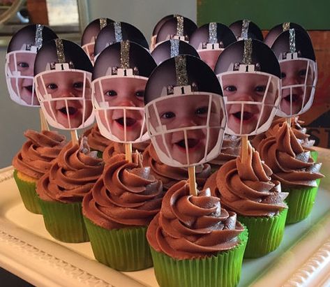 Football First Birthday, Baby First Birthday Themes, Boys First Birthday Party Ideas, Football Birthday Party, Boy Birthday Party Themes, Birthday Themes For Boys, 1st Birthday Themes, Sports Birthday, Football Birthday