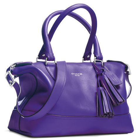 All New Handbags, Wallets, Shoes, Accessories and Apparel from Coach Black Backpacks, Purple Purse, Purple Bag, Coach Poppy, Coach Logo, Purple Love, All Things Purple, Purple Bags, Coach Bag