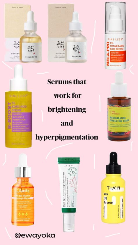 Treat your discoloration with these serums Best Serums, Best Serum, Tranexamic Acid, Brightening Serum, Skincare Tips, Treat Yourself, Vitamins, Serum, Skin