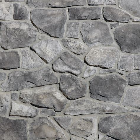 Grey Fieldstone | Environmental StoneWorks Stone Cladding Texture, Stone Floor Texture, Stone Texture Wall, Cladding Texture, Grey Stone Wall, Stone Wall Texture, Faux Stone Panels, Stone Wall Cladding, Budget Interior Design