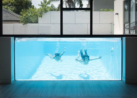 KUD-ivanhoe-house-australia-designboom-03 Oberirdischer Pool, Steel Frame Doors, Brick Projects, Melbourne Suburbs, Palm Springs Style, Storey Homes, Plunge Pool, Architect House, Country Estate