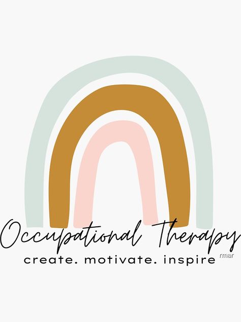 Occupational Therapy Aesthetic Wallpaper, Occupational Therapy Logo, Occupational Therapy Humor, Occupational Therapy Month, Therapy Stickers, Occupational Therapy Quotes, Certified Occupational Therapy Assistant, Occupational Therapy Schools, Occupational Therapist Assistant