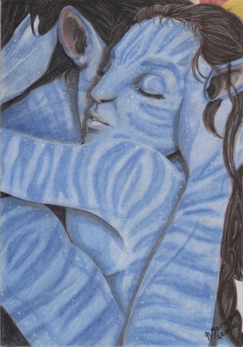 Jake Sully Avatar Drawing, Jake Sully Avatar Fan Art, Avatar Jake Sully Fanart, Jake Sully X Neytiri Fanart, Jake And Neytiri Kiss, Avatar Films, Avatar Fan Art, Pandora Avatar, Avatar Movie