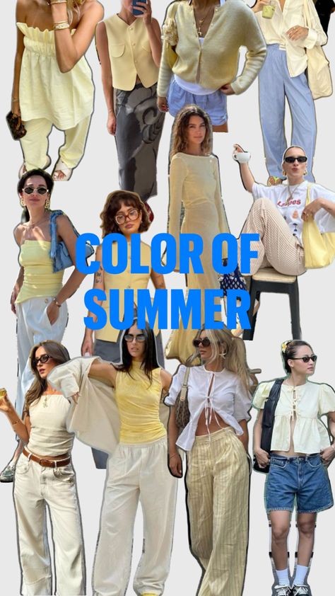 Aesthetic Outfit Ideas, Yellow Outfit, Summer Memories, Everyday Basics, Fashion Victim, European Summer, Modern Outfits, Outfits Casual, Summer Baby