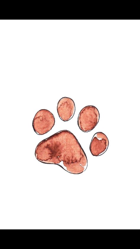 Paw Illustration, Dog Treat Packaging, Treat Packaging, Paw Drawing, Highlights Instagram, Dog Pics, Instagram Prints, Watercolor Dog, Dog Treat