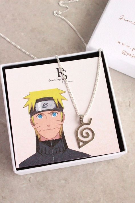 Naruto Necklace, Naruto Jewelry, Japanese Necklace, Anime Necklace, Leaf Symbol, Cosplay Naruto, Anime Jewelry, Anime Store, Naruto Anime