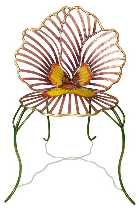 -Joy de Rohan Chabot-  'chair thinking' Metal Outdoor Bench, Rooms Decoration, Funky Chairs, Multipurpose Furniture, Funky Furniture, Beautiful Chair, Butterfly Chair, Back To Nature, Garden Accessories