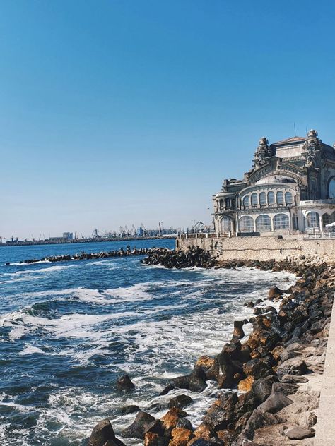 Countries Aesthetic, Natural Science Museum, Balkan Countries, Constanta Romania, Sea Resort, Public Bath, Bucharest Romania, The Balkans, Greek Island