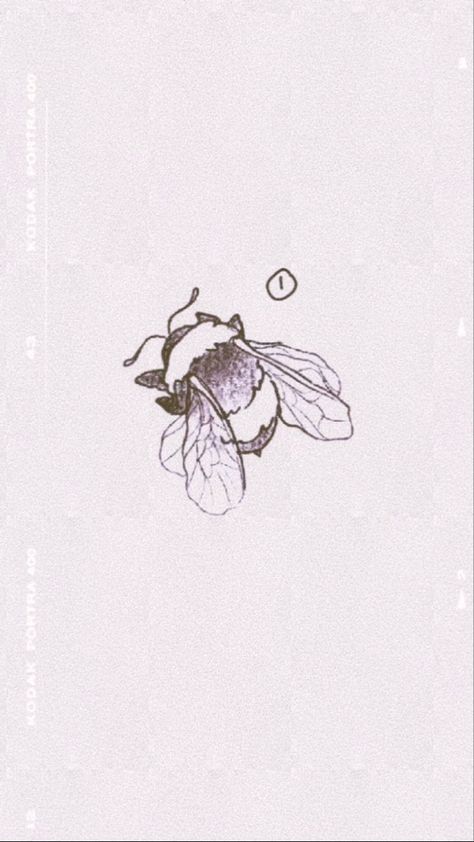 Chunky Bumble Bee Tattoo, Bumble Bees Tattoos, Simple Bee And Flower Tattoo, Honeybee Drawing Simple, Micro Bumble Bee Tattoo, Bumble Bee Tattoo Simple Outline, Bumble Bee Knee Tattoo, Bumble Bee Line Art, Cute Bees Drawings