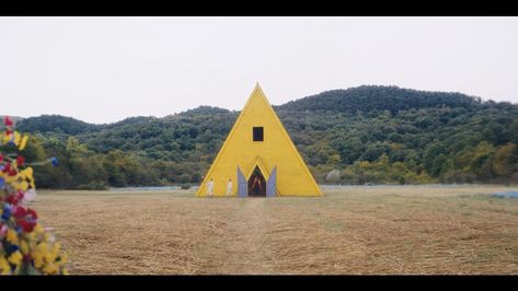 Midsommar 2019 set (yellow temple) Midsommar Yellow Building, Movie Moodboard, Mental Stability, This Meme, I Love Cinema, Aesthetic Shop, Yellow Houses, Florence Pugh, Movie Costumes