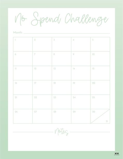 Choose from 20 no spend challenge printables covering various durations to help control your spending and start saving today. Print from home. 100% FREE! No Spend Journal, No Money Spending Challenge, No Spend Printable, No Spend Tracker Printable, No Spend Calendar Free Printables, No Spend Challenge Printable Free, No Spend Month Printable, No Spend Month Template, No Spending Challenge