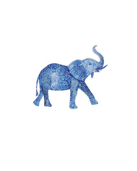 Blue Patterned Elephant at ArtfullyWalls, This fun and whimsical, hand-illustrated art print features a vibrant blue elephant painted in an intricate pattern. It’s a bold and beautiful addition to any home or office, and a great gift item too! Blue Elephant Wallpaper, Blue Art Wallpaper, Blue Illustration Art, Blue Animals, Elephant Wallpaper, Portfolio Art, Blue Drawings, Iphone Wallpaper Vsco, Elephant Illustration