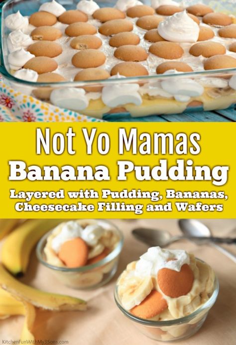 Bananas Cheesecake, Vanilla Wafer Banana Pudding, Nilla Wafer Banana Pudding, Easy Banana Pudding Recipe, Pudding Banana, Banana Pudding Desserts, Easy Banana Pudding, Southern Banana Pudding, Banana Pudding Recipe