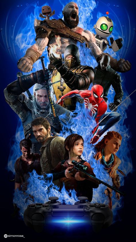 Ps5 Games Wallpaper, Playstation Games Wallpaper, All Games Wallpaper, Ps4 Games Wallpapers, Games Wallpaper Videogames, Playstation 5 Wallpaper, Playstation Poster, Wallpaper Playstation, Video Games Wallpaper