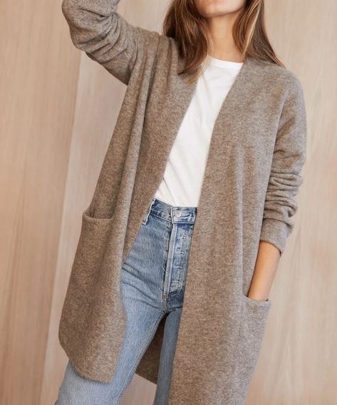 Coats & Jackets – Jenni Kayne Half Sweater, Womens Sweater Coats, Taupe Sweater, Jenni Kayne, Sweater Coat, Inspiration Mode, Sweater Coats, Autumn Winter Fashion, Work Outfit