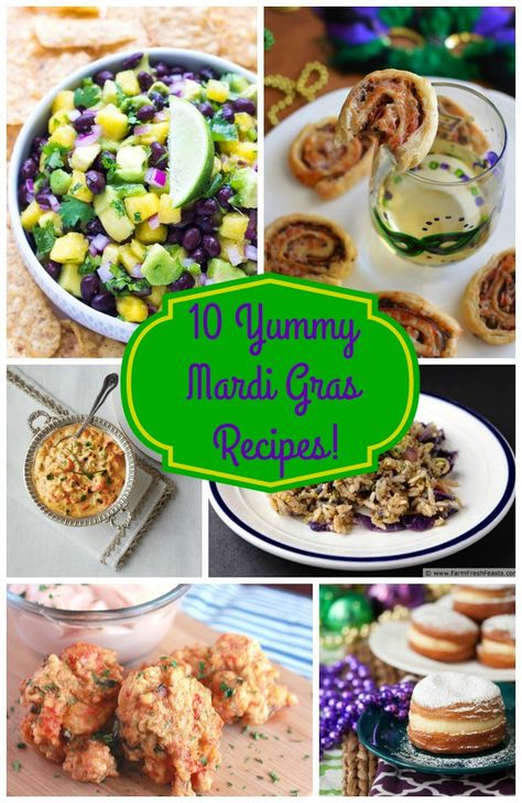 10 Best Mardi Gras Recipes! - B. Lovely Events Mardi Gras Salad Recipes, Mardi Gras Dip, Mardi Gras Party Food, Muffuletta Recipe, Mardi Gras Recipes, Bean Salsa Recipe, Mardi Gras Party Decorations, Madi Gras, Costume Masquerade