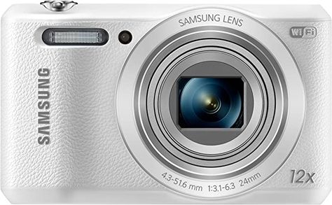 Amazon.com : Samsung WB35F 16.2MP Smart WiFi & NFC Digital Camera with 12x Optical Zoom and 2.7" LCD (White) : Electronics Samsung Digital Camera, Human Memory, Compact Digital Camera, Rangefinder Camera, Types Of Cameras, Smart Wifi, Retail Box, Micro Sd Card, Action Camera