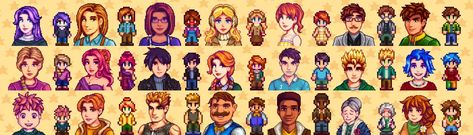 Seasonal Outfits - Slightly Cuter Aesthetic at Stardew Valley Nexus - Mods and community Character Sprites, Seasonal Outfits, Flower Dance, Get Glam, Eve Outfit, Games Images, Stardew Valley, Popular Games, Earmuffs