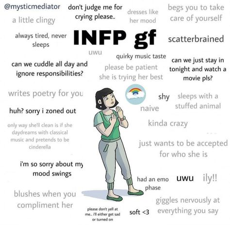 Mbti Comics, Infp Problems, Infp T Personality, Infp Relationships, Infp Personality Type, Mbti Memes, Infp Personality, Mbti Relationships, Infp T