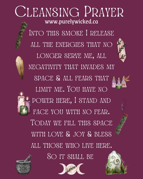 Witchy Items To Make And Sell, Smudging Prayer Cleansing, Sage Cleansing Prayer, Sage Cleansing, Negative Energy Cleanse, Smudging Prayer, Sage Bundles, Smudge Kit, Release Negativity