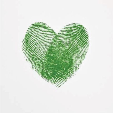 Green Heart Tattoo, Aesthetic Hearts, Happiness Tattoo, Fingerprint Heart, Home Color Palette, Girlfriends Day, Clover Tattoos, Tapestry Ideas, Desain Quilling