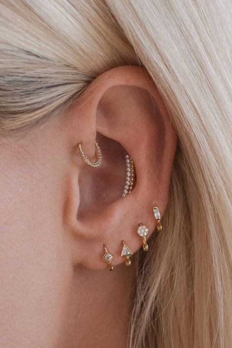 Gold & Silver Earrings for Sale online USA | Adornmonde Earring Sets, Roman Fashion, Star Chain, Cubic Zirconia Earrings, Zirconia Earrings, Chic Jewelry, Elegant Accessories, Cartilage Earrings, Stud Earrings Set