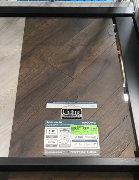 Auburn Scraped Oak Pergo Flooring, Hoboken Oak Pergo, Barndo Flooring, Dark Lvp Flooring, Lvp Flooring Planks Living Rooms, Pergo Floor, Upstairs Flooring, Pergo Laminate Flooring, Beachy Farmhouse