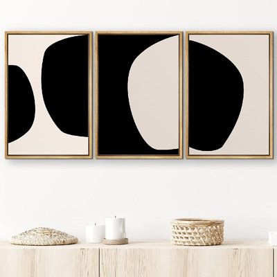 Art Negative Space, Black And White Painting, Black And White Wall Art, Art Minimalist, Negative Space, Framed Canvas Wall Art, Diy Canvas, Diy Wall Art, Decoration Design