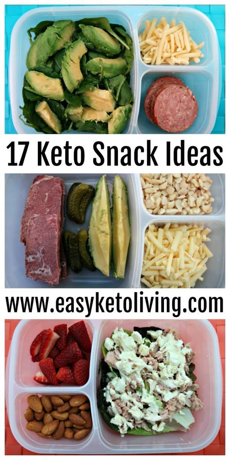 17 Keto Snacks On The Go Ideas - Easy Low Carb Ketogenic Diet Snacks for on the road, run, work or late night. Sweet and savory snack ideas that require little to no preparation. #ketosnacks Savory Snack Ideas, Keto Snacks On The Go, Keto Snack Ideas, Keto Sides, Paleo For Beginners, Snacks On The Go, Breakfast Low Carb, Overnight Oat, Easy Budget