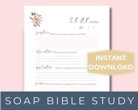 Sermon Notes, SOAP Bible Study Template, Verse Mapping, Verse Mapping Template, SOAP Bible Verse Template, Bible Study Guide Soap Method Bible Study, Bible Study Methods Ideas, Verse Mapping Template, Organized Study, Soap Bible Study Method, Soap Method, Bible Study Template, Soap Bible Study, Verse Mapping