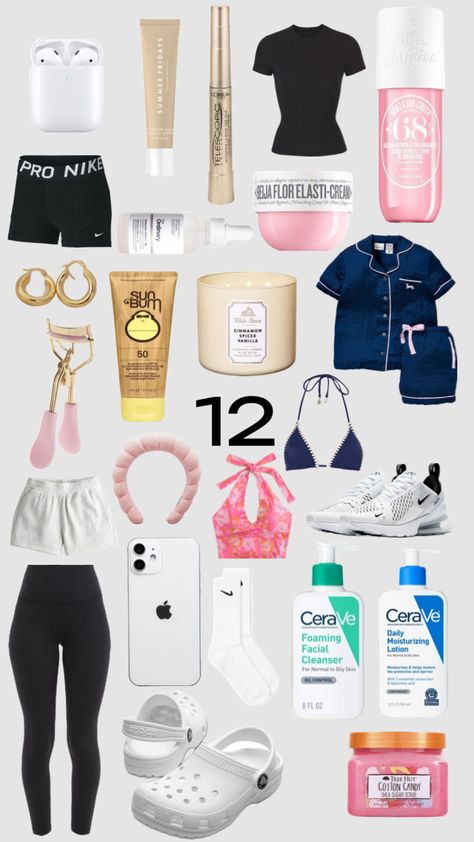 Presents for 12 year old #12 Christmas Presents For Teens, Birthday Presents For Teens, Teen Gift Guide, 13 Year Girl, Girly Christmas Gifts, Cute Christmas Ideas, Teen Presents, 13th Birthday Gifts, Preppy Gifts