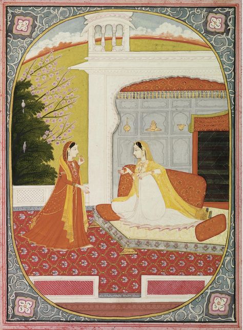 Southeast Asian Arts, Mughal Paintings, Indian Painting, Indian Paintings, London Art, Traditional Paintings, Silk Painting, Miniature Art, Miniature Painting