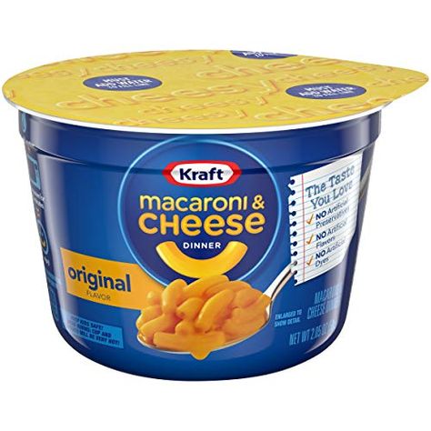 Macaroni And Cheese Kraft, Quick Mac And Cheese, Sauce Cheddar, Mac And Cheese Cups, Kraft Mac N Cheese, Microwave Dinners, Kraft Cheese, Cheese Dinner, Easy Mac And Cheese