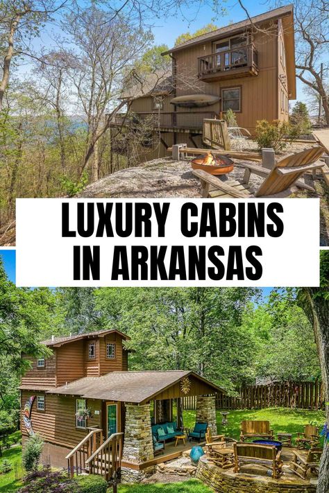 TOP 15 Luxury Cabins in Arkansas | Eureka Springs & Beyond Mountain View Arkansas, Mountain Home Arkansas, Indoor Hot Tub, Luxury Cabins, Eureka Springs Arkansas, Arkansas Travel, Mountain Hotel, Romantic Cabin, Secluded Cabin