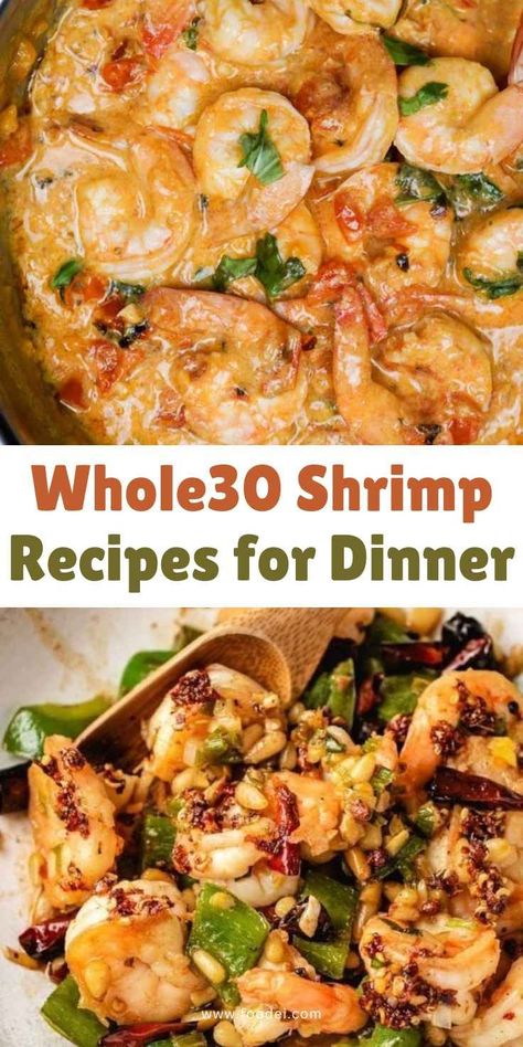 Looking for a delicious and healthy dinner option? These Whole30 Shrimp Recipes are perfect for anyone following a Whole30 diet or simply craving a light, flavorful meal! Packed with fresh shrimp and wholesome ingredients, these recipes are easy to make and will leave you feeling satisfied. #Whole30Recipes #ShrimpRecipes #HealthyDinner #Whole30Shrimp #CleanEating #LowCarbMeals #HealthyEating #EasyDinner #SeafoodLovers #Whole30Meals Shrimp Recipes Whole 30, Shrimp Whole 30 Recipes, Shrimp Recipes Easy Healthy, Whole 30 Shrimp Recipes, Whole 30 Fish Recipes, Healthy Shrimp Recipes Dinner, Carnivore Shrimp Recipes, Low Carb Shrimp Recipes Dinners, Healthy Shrimp Dinner